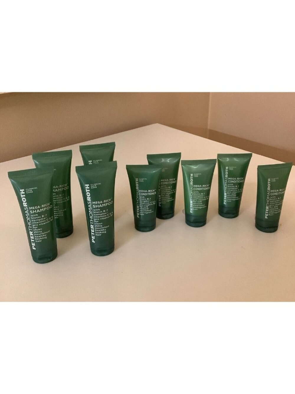 Peter Thomas Roth Mega-Rich Shampoo & Conditioner 9pc Travel Size Lot